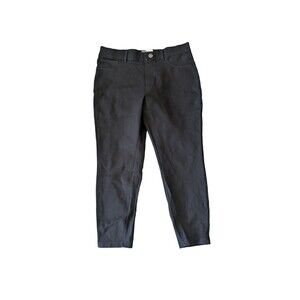 Westbound Woman Black Pull On Waist Pants Size Large Petite